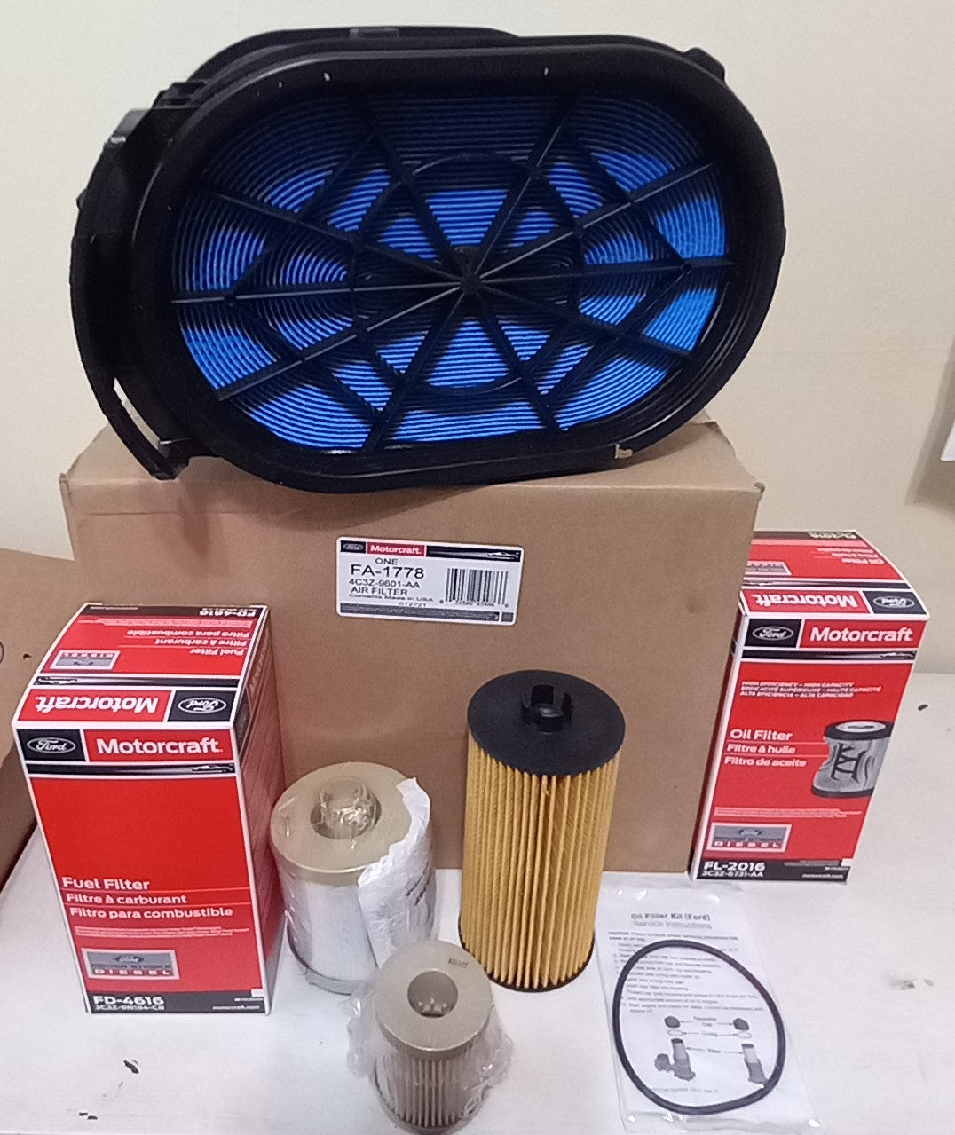 2003-2007 6.0L Ford Powerstroke Diesel OEM Motorcraft Air, Fuel & Oil Filters