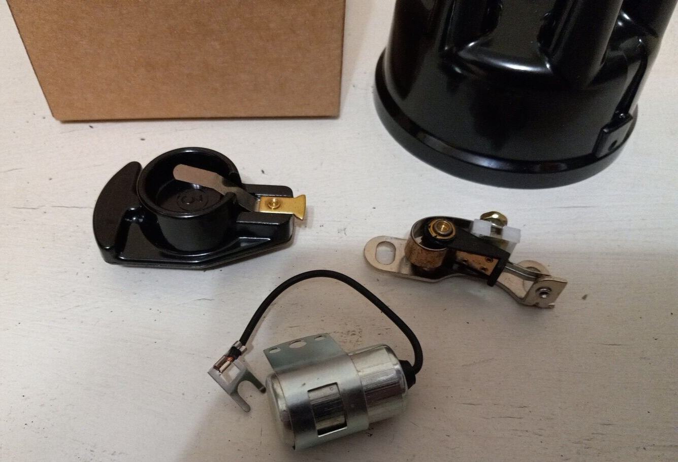 Ignition Tune-Up Kit for Ford 6 Cylinder 1948-1967 Points Condenser Cap Rotor