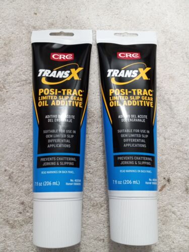 2 Pack CRC 402508 Trans-X Posi-Trac Limited Slip Gear Oil Additive 7oz