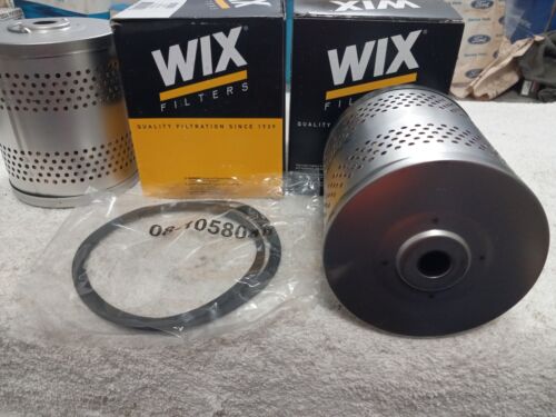 Two Pack Ford Flathead Engine Oil Filter Elements 1940-1953 Wix 51006