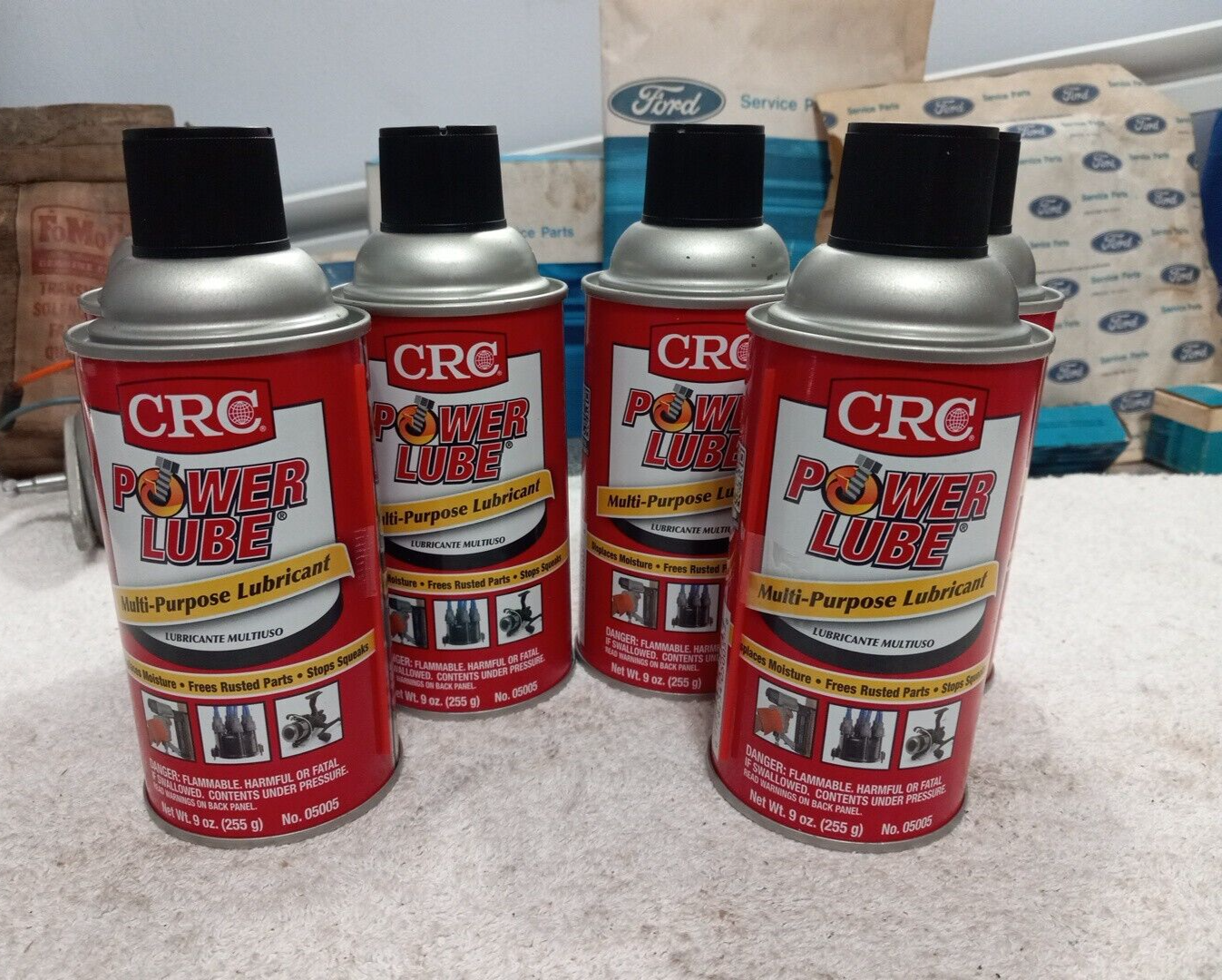 CRC 5005 Power Lube Penetrating Multi Purpose Lubricant 9oz Can 6 Pack