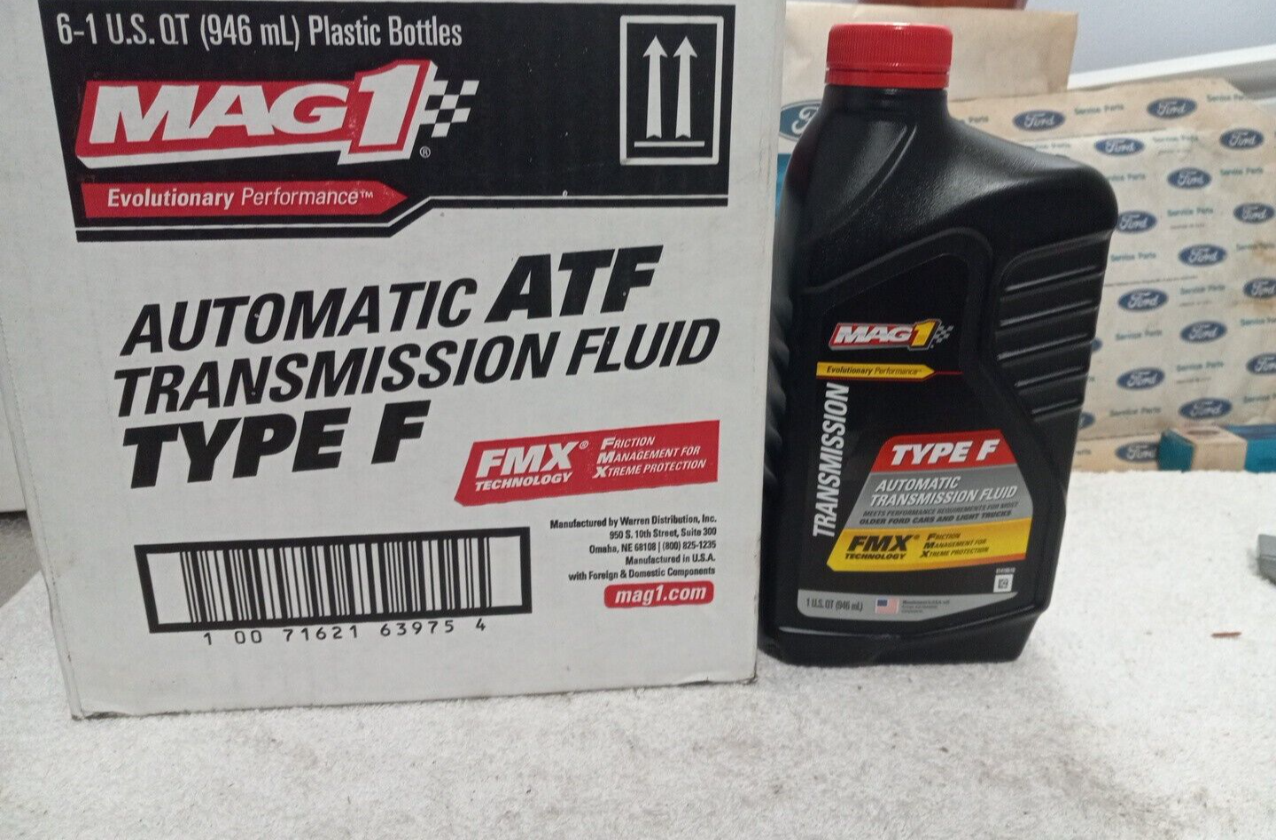 MAG 1 Transmission Fluid - Ford Type F ATF 1 quart - 6 Pack