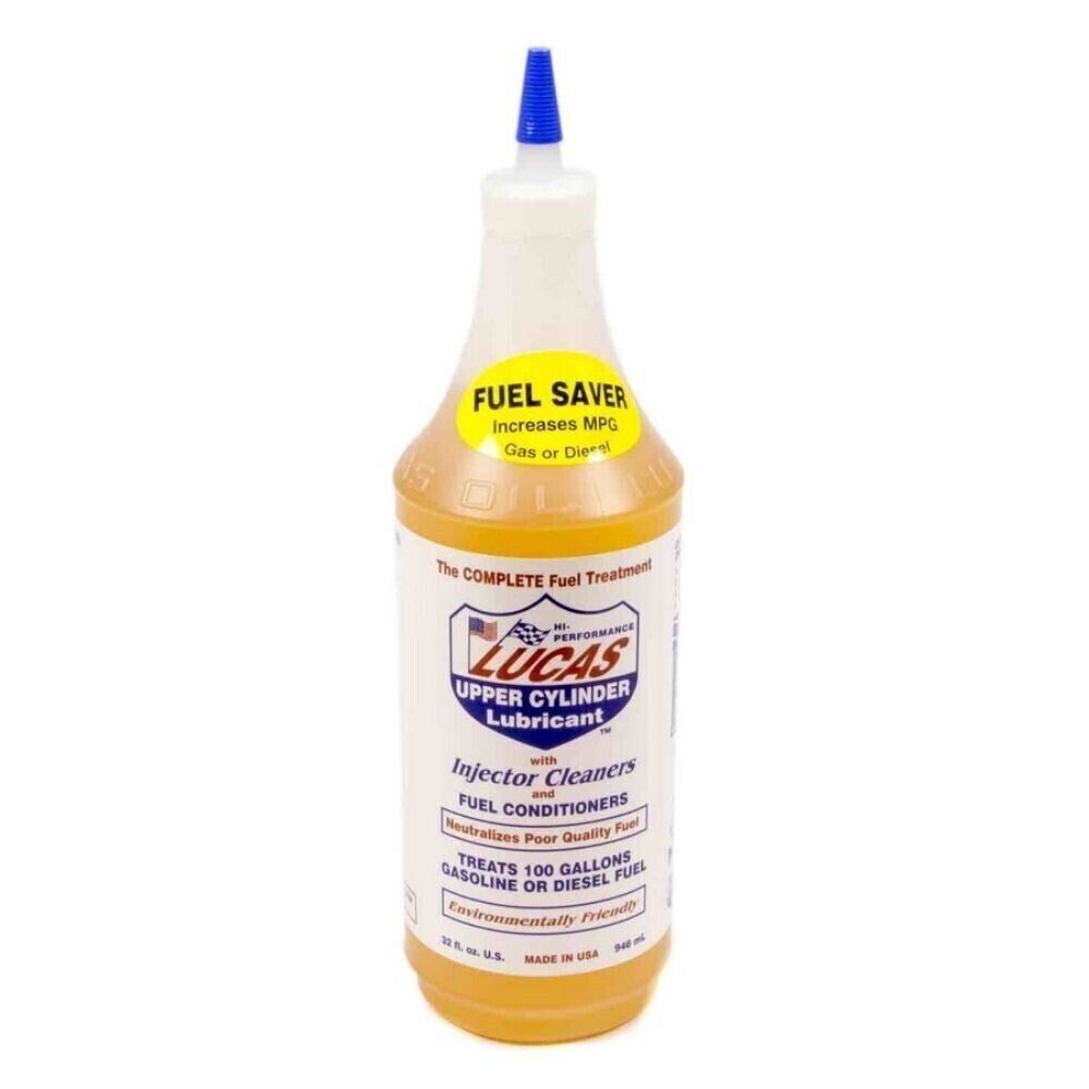 Lucas 10003 Upper Cylinder Lube/Injector Cleaner Fuel Treatment Gas Diesel 32oz