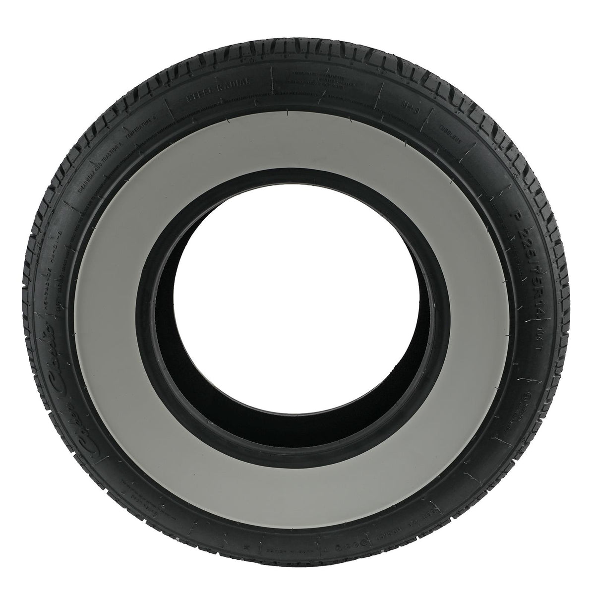 Coker Classic Star Series Whitewall Tires 225/75R14  Part # 737113