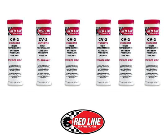Red Line 80402 Synthetic Grease NLGI#2 14oz Case (6 Pack) High Performance Lube