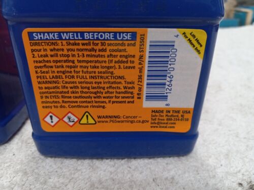 K-Seal 2 Pack ST5501 Multi Purpose One Step Permanent Coolant Leak Repair