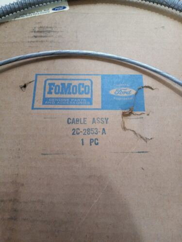 NOS Ford Hand Brake Cable to Dash Fits 1948-1952 Pickup 2C-2853 A