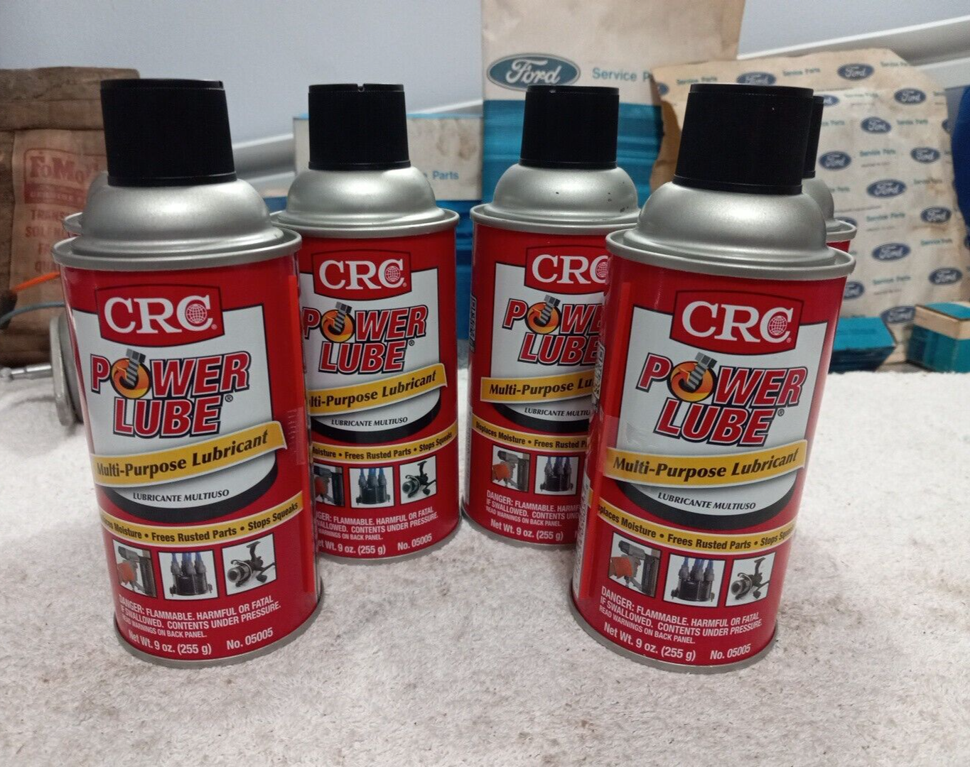 CRC 5005 Power Lube Penetrating Multi Purpose Lubricant 9oz Can 6 Pack